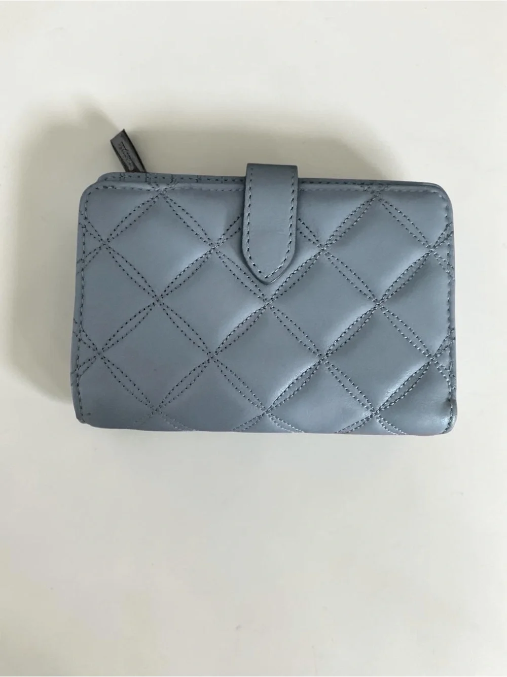 Kate Spade New York Gray Quilted Zip Around Wallet